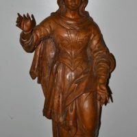 18th Century Wooden Statue, SAINT of BARBARA
