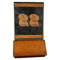 Large 19th Century Toleware and Mahogany Grocer’s Shop Display Tea Tin