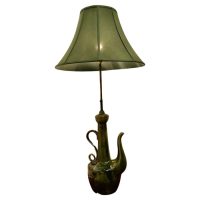 Large Arts and Crafts Quirky Tea Pot Table Lamp