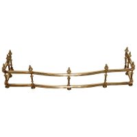 Large Best Quality 19th Century Heavy Brass Fender