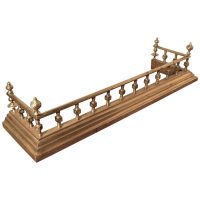 Large Best Quality 19th Century Heavy Brass Fender