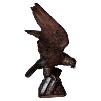 Large Black Forest Carved Eagle A large piece superbly carved in walnut