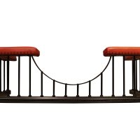 Large Club Fender with Faux Leather Seating