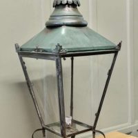 Large Copper Lantern, Street Light This is a Large Copper Street Light Lantern