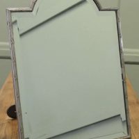 Large French Art Deco Silver Toilet or Vanity Mirror