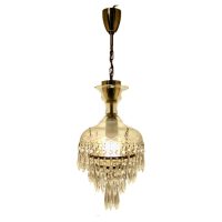 Large French Waterfall Crystal Chandelier