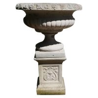 Large Garden Urn or Planter on Plinth