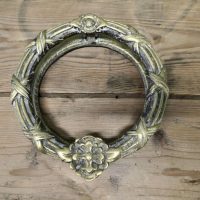 Large Heavy .Brass Ring Door Knocker