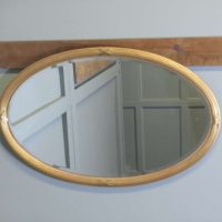 Large Italian Gilt Oval Mirror