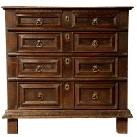 Late 17th Century Charles II Oak Chest of Drawers, Circa 1680