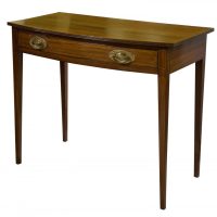 Late 19th Century bow-fronted table
