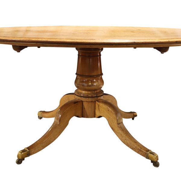 Late Georgian Faded Mahogany Oval Breakfast Table, c.1830