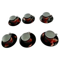 Limoges Coffee set of 6 Cups %26 Saucers the by Hemes