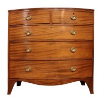 Mahogany Bowfronted Chest of Drawers