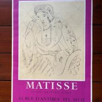 Original Henri Matisse 1955 Vintage Exhibition Poster, Galerie 65, Cannes