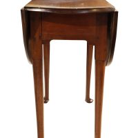 Mid 18th Century Mahogany Oval Drop-Leaf Table, circa 1760