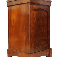 Mid-19th Century Flame Mahogany Pedestal Cupboard, circa 1840
