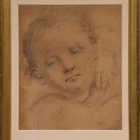Mid-19th Century Pencil Portrait of a Young Boy, c.1850