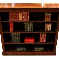 Mid 19th Century Rosewood Open Bookcase with Carved Corbels, Circa 1850