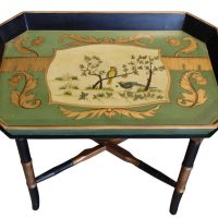Mid-20th Century Regency Style Painted Chinoiserie Tray Table, c.1950
