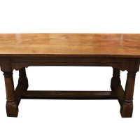 Mid 20thc Oak Refectory Table