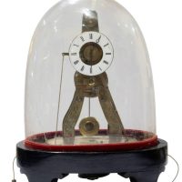 Minature Fusee Skeleton Alarm Clock