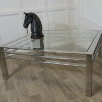 Modernist Chrome Coffee Table from the 1970s