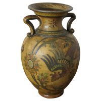 Montopolyi Arno Italian Vase with Dragons An unusual piece made in
