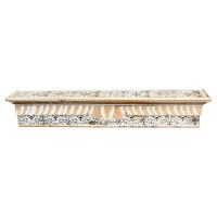 Moroccan Painted Folk Art Wall Shelf