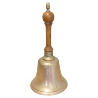 Old Brass Hand Bell, Town Cryer’s or School Bell