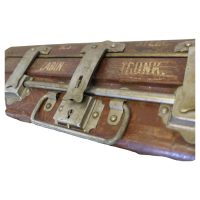 Old Metal (Best Steel) Travel Cabin Trunk, Hand Luggage, by T. WILKES %26 SONS