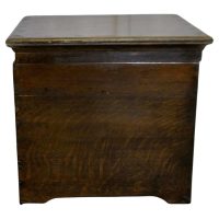 Old Sturdy Oak Chest, Log Box The box is a sturdy piece