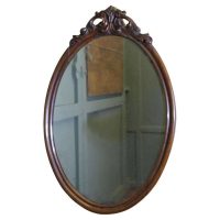Oval Wall Hanging Mirror