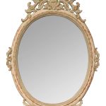 Painted Carved Mirror 20thc