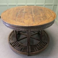 Pair of Carved Oriental Console Tables or Centre Table This is an unusual piece