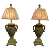 Pair of Decorative French Art Deco Table Lamps