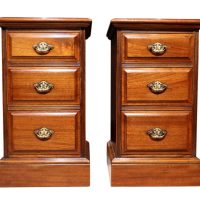 Pair of Victorian Mahogany Bedside Chests