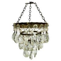 Petite 3 Tier Waterfall Lampshade, Chandelier