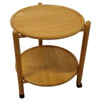 Pine Lazy Susan 2 Tier Mid Century Trolley A superb and stylish piece