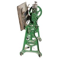 Pine Top Mangle or Cast-Iron Industrial Garden Table