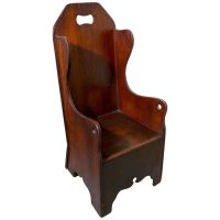 Primitive 19th Century American Pine Childs Country Chair