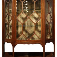 Quality Edwardian Mahogany Display Case