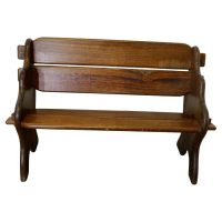 Refectory Style Teak Bench or Pew The bench is a heavy quality piece
