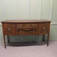 Regency Inlaid Bow Front Dresser This is a lovely old piece