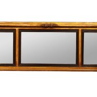 Regency period three-plate overmantel mirror, circa 1810