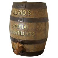 RUBIO’s Bar Top Oak Special Amontillado Sherry Barrel A good looking
