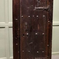 Rustic Old Oak Alcove Cupboard from a French Manoir Cellar