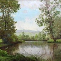 Charles Edmond Rene His. (1877-1960) Oil Painting