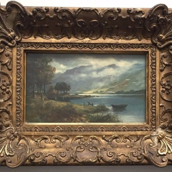 C.B.MITCHELL, Scottish Oil on Canvas LOCH LUBNAIG
