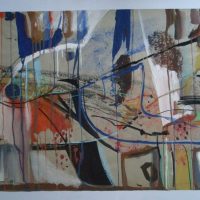 Derrick Latimer Sayer 1917-1992 Large 1979 ABSTRACT STUDY